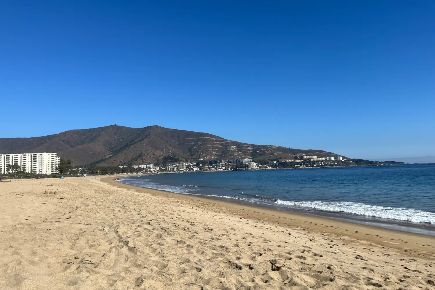 Playa grande de Papudo